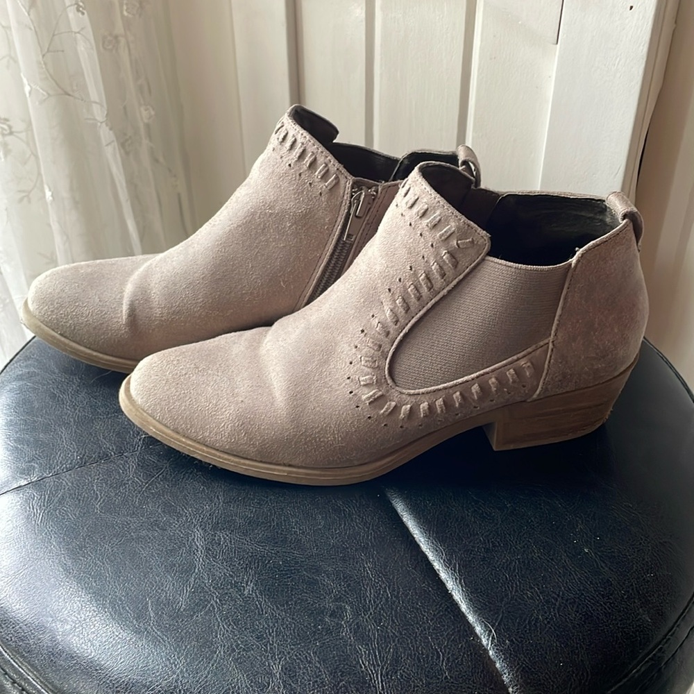 EUC Suede Booties, size 7.5